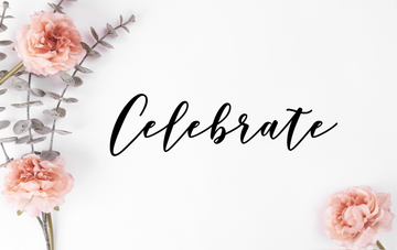 Celebrate Decal - Holiday Graduation/Congratulations/Wedding/Birthday Vinyl Decals for Home, Gifts, Businesses and More! C16